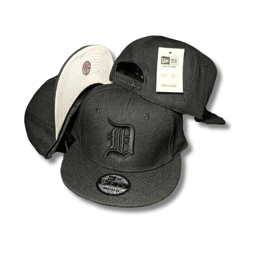 New Era Flat Brim 9FIFTY Heather Jersey Detroit Tigers MLB Stone - Snapback Cap